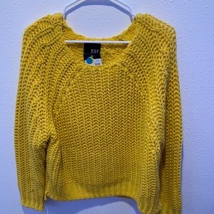 yellow holland house sweater